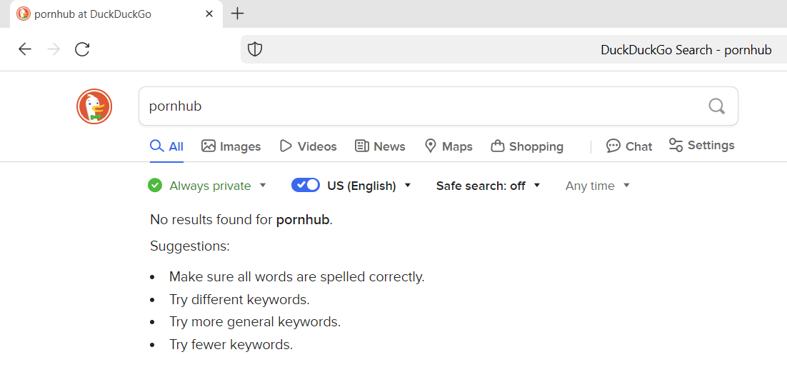 Search results